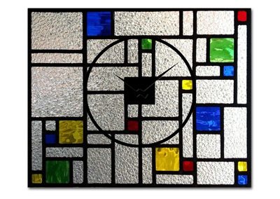 Clock “Stained Glass”